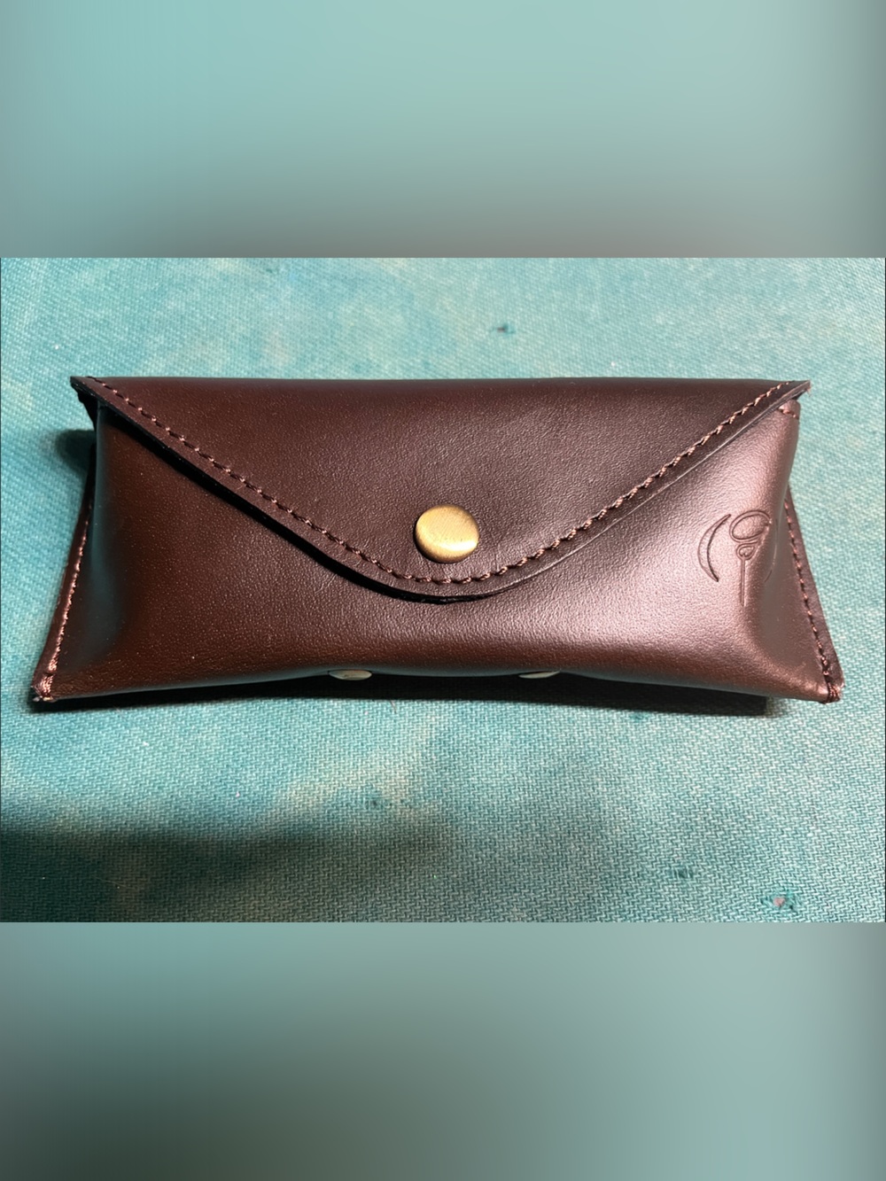 New Brown Leather Sunglasses Case - Unbranded